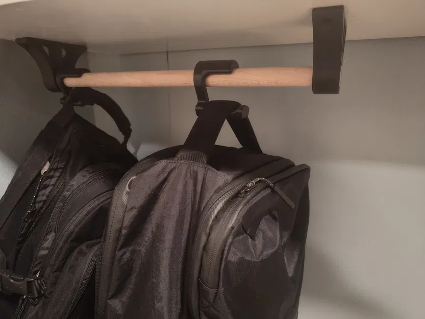 Móc treo balo thẩm mỹ: móc lớn hơn cho quai lớn hơn - Image 1