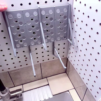 Holey Shelf: Bracket đỡ + kệ gắn pegboard (Holey Shelf support bracket + shelves)