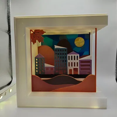 Đèn mùa đông – phong cảnh tùy biến