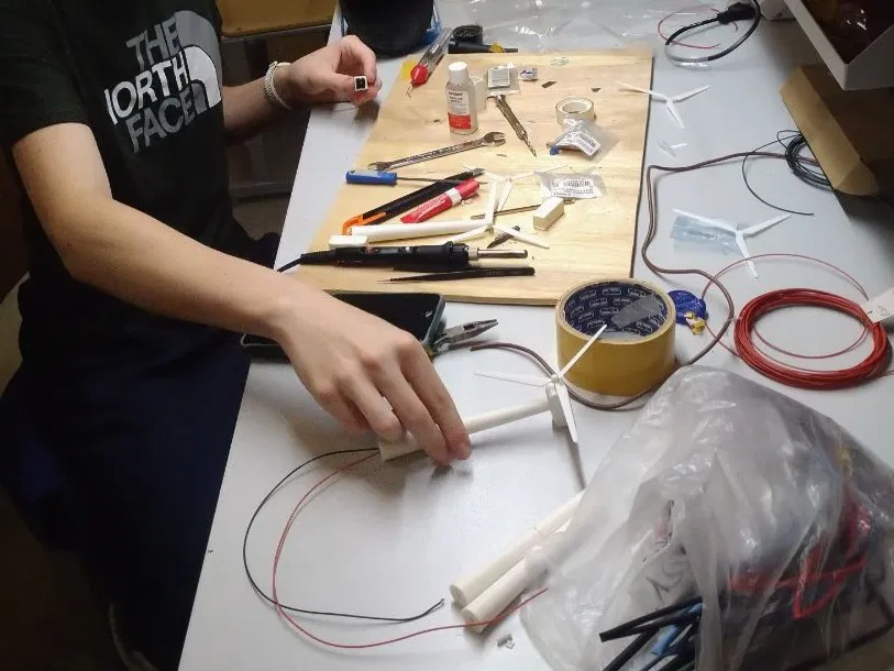 Mô hình tua-bin gió dùng motor N20 - Image 6