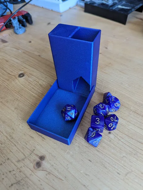 Dice tower bỏ túi kèm hộp chứa (print in place) - Image 9