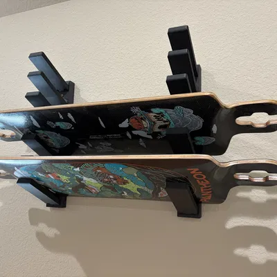 Kệ treo tường deck Longboard/Skateboard