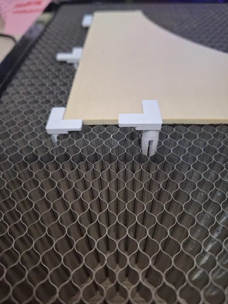 Chốt Góc Tổ Ong Giường Laser cho Lasercut (Laser Bed Honeycomb Corner Pins) - Image 3
