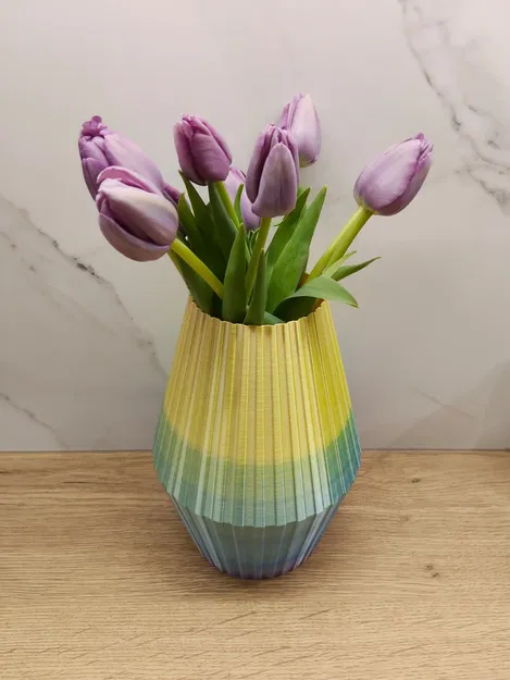 Bình hoa (Flower vase) in 3D - Image 1