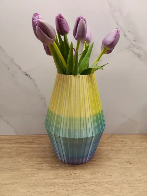 Bình hoa (Flower vase) in 3D - Image 3