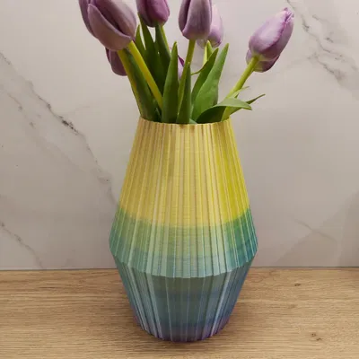 Bình hoa (Flower vase) in 3D