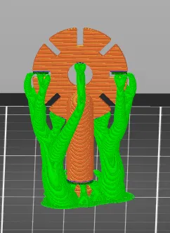 Brain Flakes heli adapter (adapter cánh trực thăng cho Brain Flakes) - Image 1