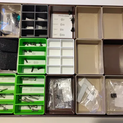 Hộp đựng Sortimen có vách ngăn kích thước: 75mm x 57.5mm x 28.5mm