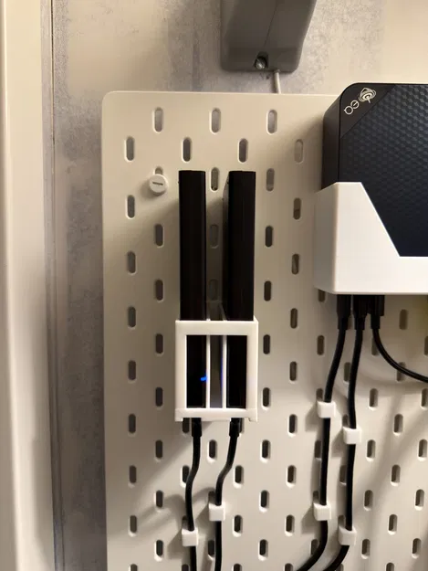 Ngàm gắn Ikea Skadis cho 2 ổ 2.5" dạng enclosure (HDD/SSD) - Image 2