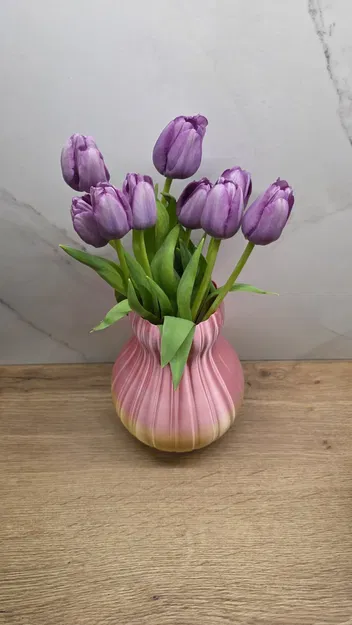 Bình hoa (Flower vase) lượn sóng thanh lịch - Image 1