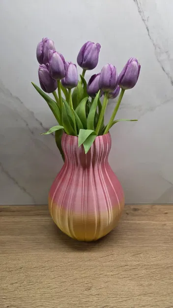 Bình hoa (Flower vase) lượn sóng thanh lịch - Image 2