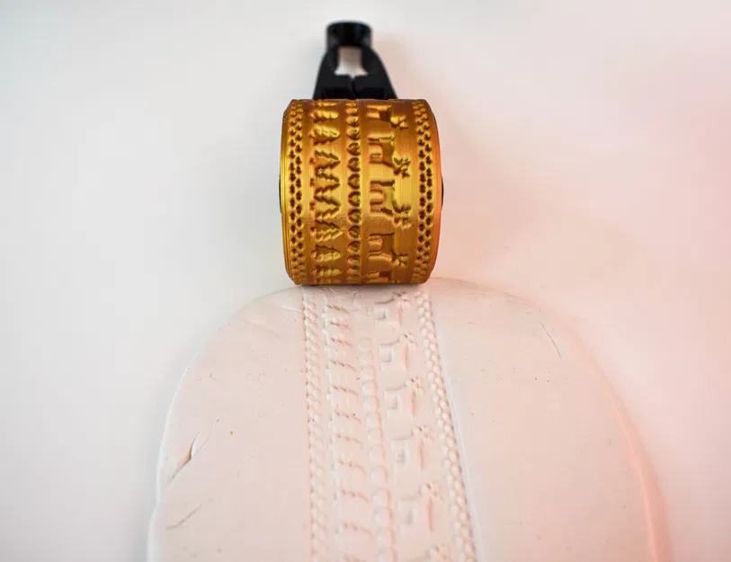 Con lăn tạo vân (Texture Rollers) Christmas middle #9 - Image 1