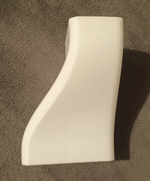 Ống gió co góc Angled Twist Fan Duct 110x55mm - Image 3