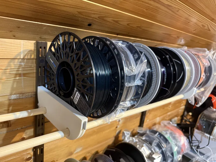 Giá đỡ cuộn filament cho tay kệ kim loại (Shelf Bracket Spool holder) - Image 1