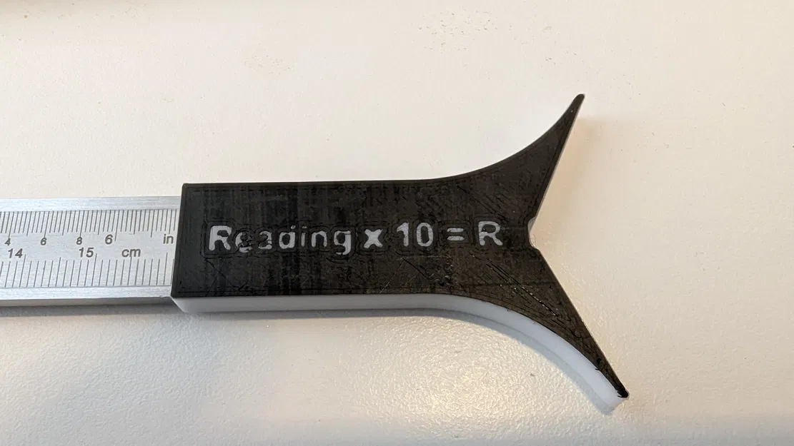 Cữ đo bán kính gắn thước cặp cho bán kính lớn (Caliper Radius Gauge) - Image 1