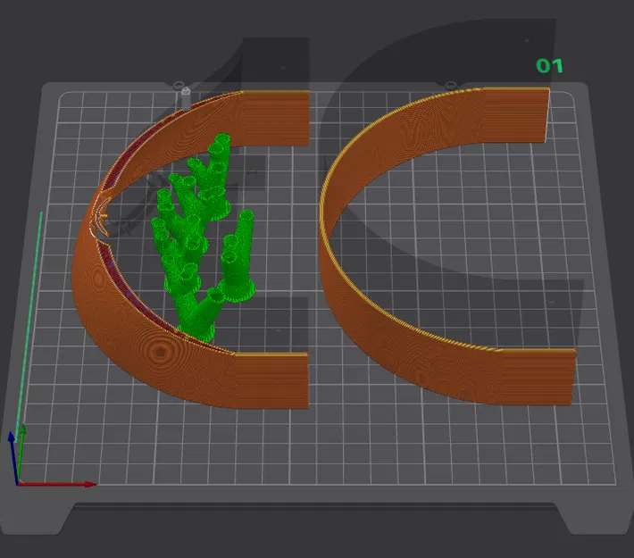 Nắp vỏ cắt ra để cần ít support hơn - Image 3