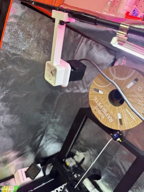 Ngàm gắn camera Creality Nebula có khe zip tie cho thanh rod phía trên - Image 1