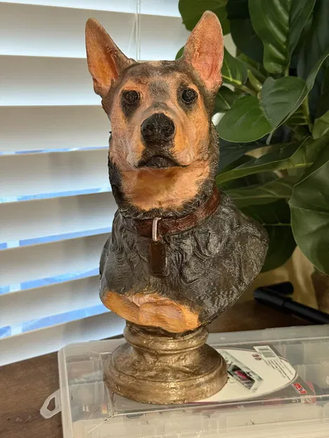 Tượng bán thân chó (Dog bust) - Image 1