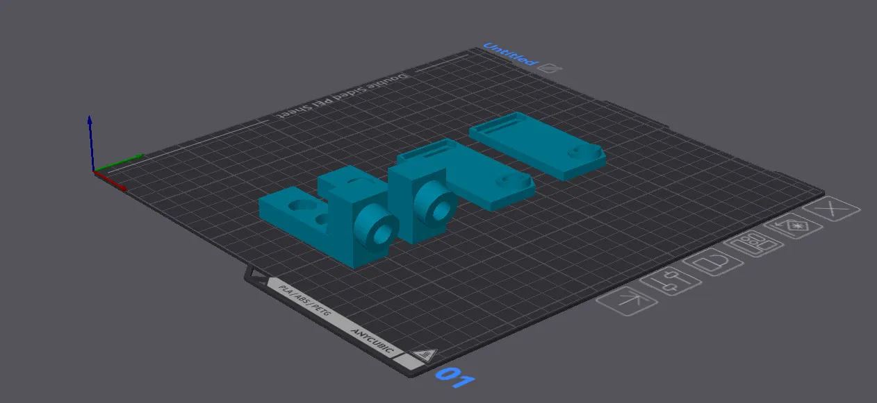(REMIX) Khung chống rung Kobra 3 v1/v2 bản ốc lục giác (không khoan) - Image 1