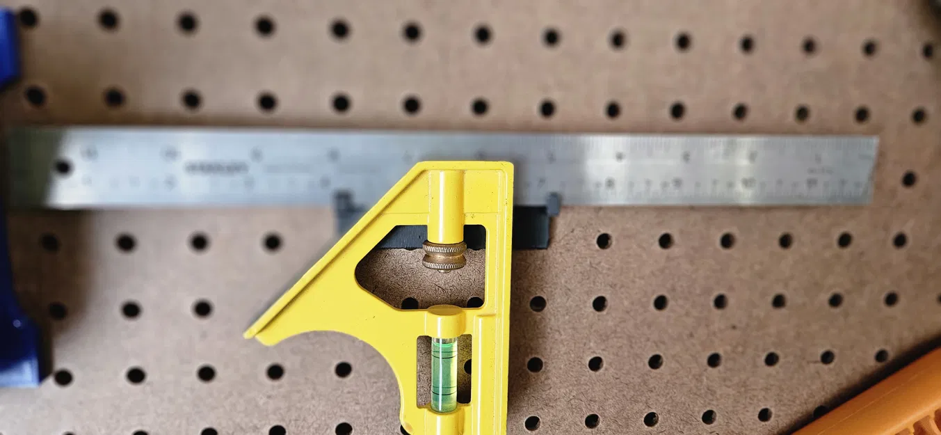 Giá treo Combination Square cho Pegboard - Image 3