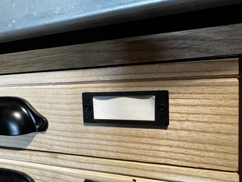 Khay/Gá Gắn Nhãn Cho Ngăn Kéo 45×18mm - Image 1