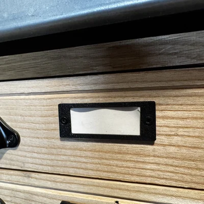 Khay/Gá Gắn Nhãn Cho Ngăn Kéo 45×18mm