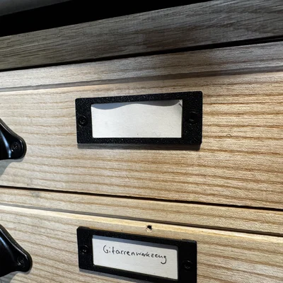 Khay/Gá Gắn Nhãn Cho Ngăn Kéo 45×18mm