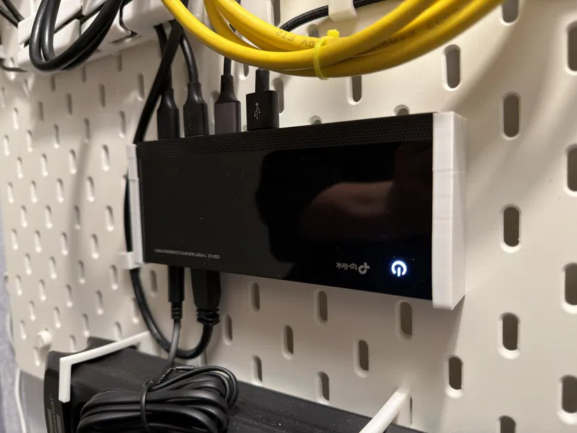 Ngàm gắn Ikea Skadis cho USB hub TP-Link 7 cổng (UH720) - Image 1