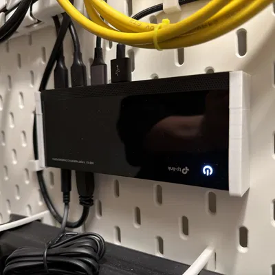 Ngàm gắn Ikea Skadis cho USB hub TP-Link 7 cổng (UH720)