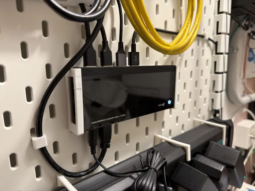 Ngàm gắn Ikea Skadis cho USB hub TP-Link 7 cổng (UH720) - Image 2