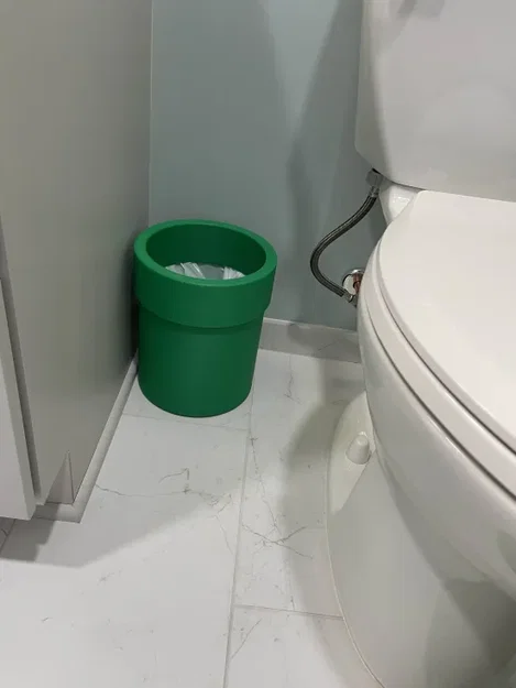 Thùng rác Ống Mario (Mario Pipe Trash Can) - Image 2