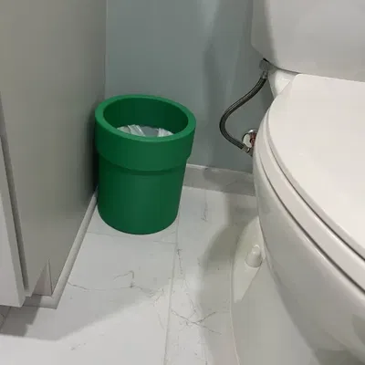 Thùng rác Ống Mario (Mario Pipe Trash Can)