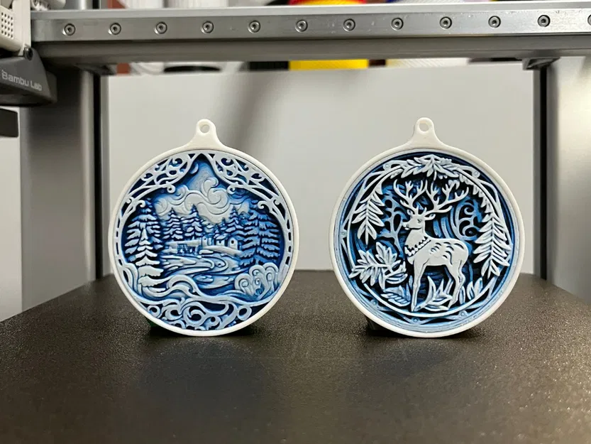 Ornament Giáng Sinh Hueforge (Hueforge Christmas Ornaments) - Image 1