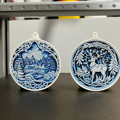 Ornament Giáng Sinh Hueforge (Hueforge Christmas Ornaments)