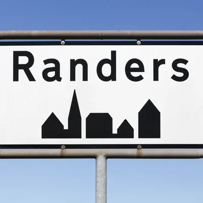 Bảng tên thành phố Randers (Randers city sign)