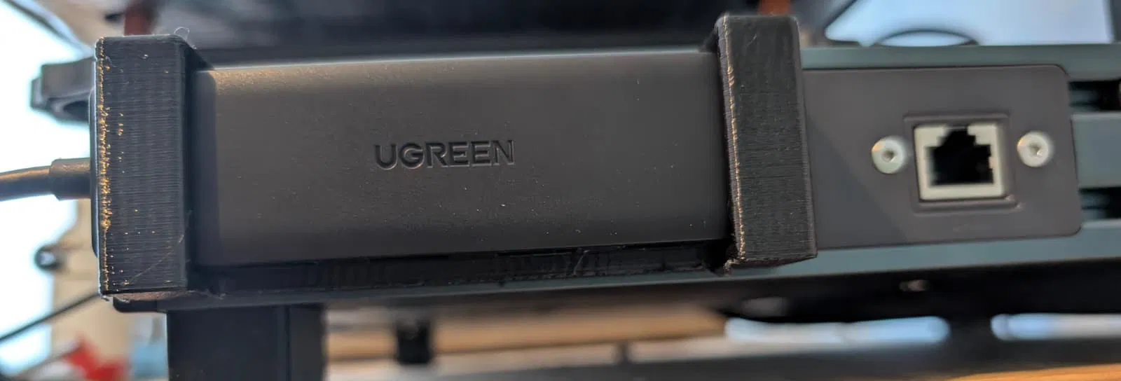 Giá gắn USB Hub lên Linear Rail (Linear Rail USB Hub Mounting) - Image 2