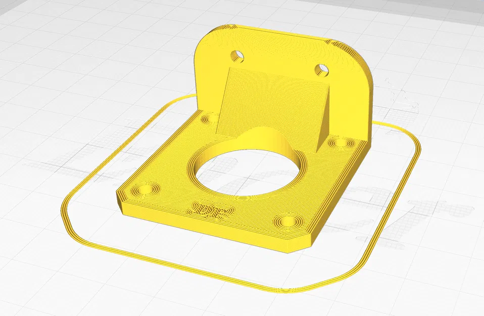 Giá đỡ NEMA17 (trục Z) cho máy in CTC A13 dỏm - Image 2