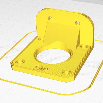 Giá đỡ NEMA17 (trục Z) cho máy in CTC A13 dỏm