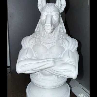 Tượng Bán Thân Anubis (Anubis Bust)