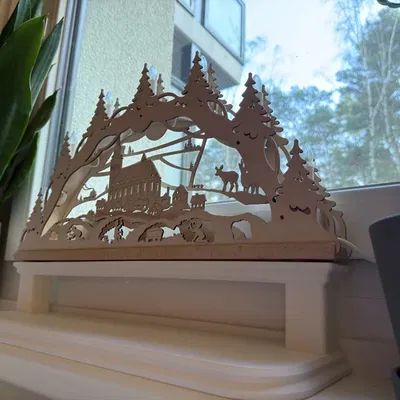 Schwibbogen Elevation - Parametric (Đế kê nâng Schwibbogen)