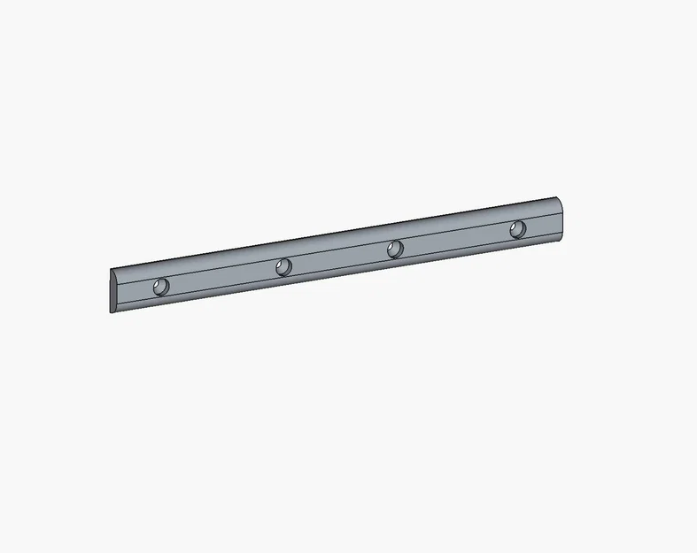 Nẹp che cạnh đơn giản gia cường cho bàn làm việc 18mm x 200mm - Image 1