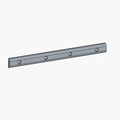 Nẹp che cạnh đơn giản gia cường cho bàn làm việc 18mm x 200mm