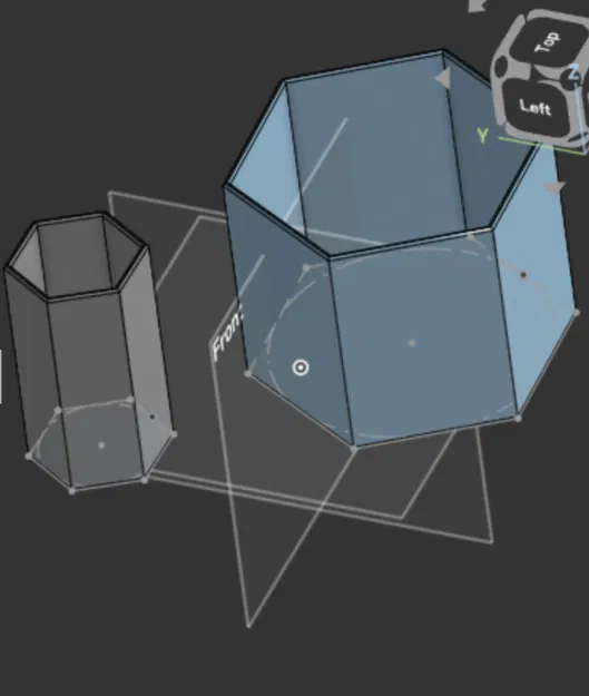 Chậu cây lục giác thanh lịch (2 kích cỡ) - Image 1