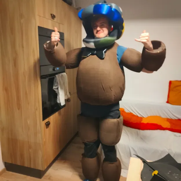 Bộ Cosplay Freddy Fazbear Full-Body Suit (FNaF) dạng mặc được - Image 5