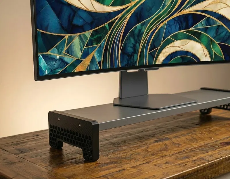 Kệ nâng màn hình 5€ – IKEA BESTÅ (DIY) - Image 1