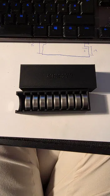 Hộp đựng pin 10 x CR2477 - Image 2