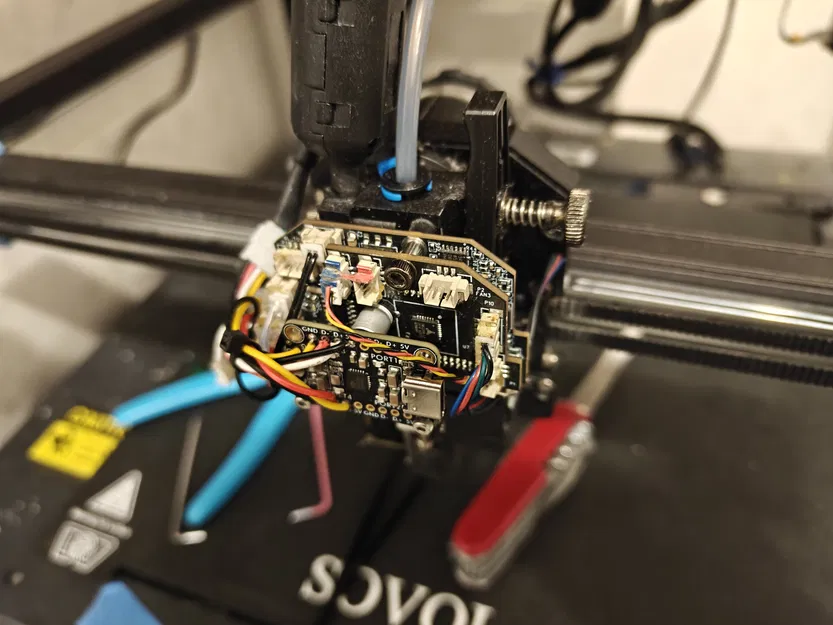 Ngàm low mount 1 ốc tối giản cho Eddy-NG trên Sovol SV08 - Image 6