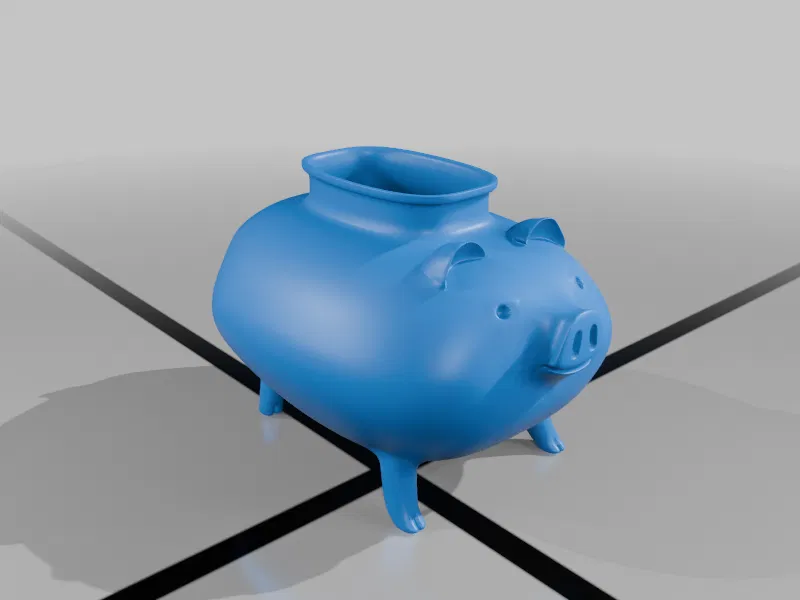 Chậu Heo – Lấy cảm hứng từ chậu gốm hình heo thời Neolithic - Image 1