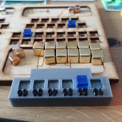 Miếng mở rộng production nhỏ cho player board gỗ Terraforming Mars