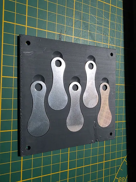 5x Đồ gá token xe đẩy mua sắm cho Faserlaser / Shopping cart token laser Jig - Image 2